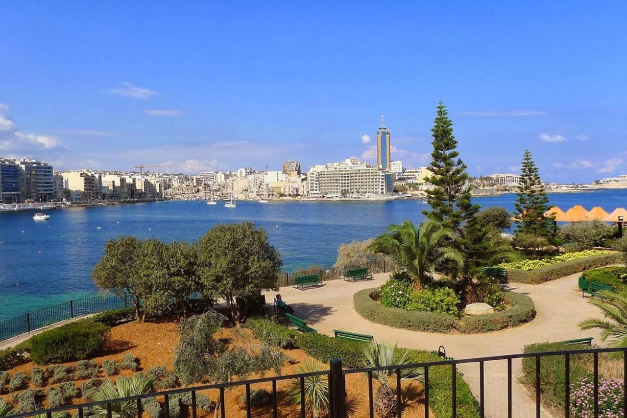 Luxury Apt W/ Side Seaviews And Pool, Top Location Sliema Exterior photo